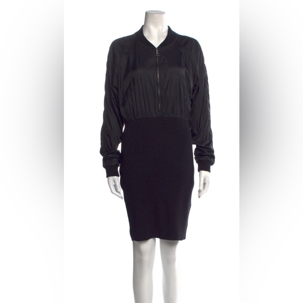 Opening Ceremony Midnight Black Mock Knee length dress New without Tag